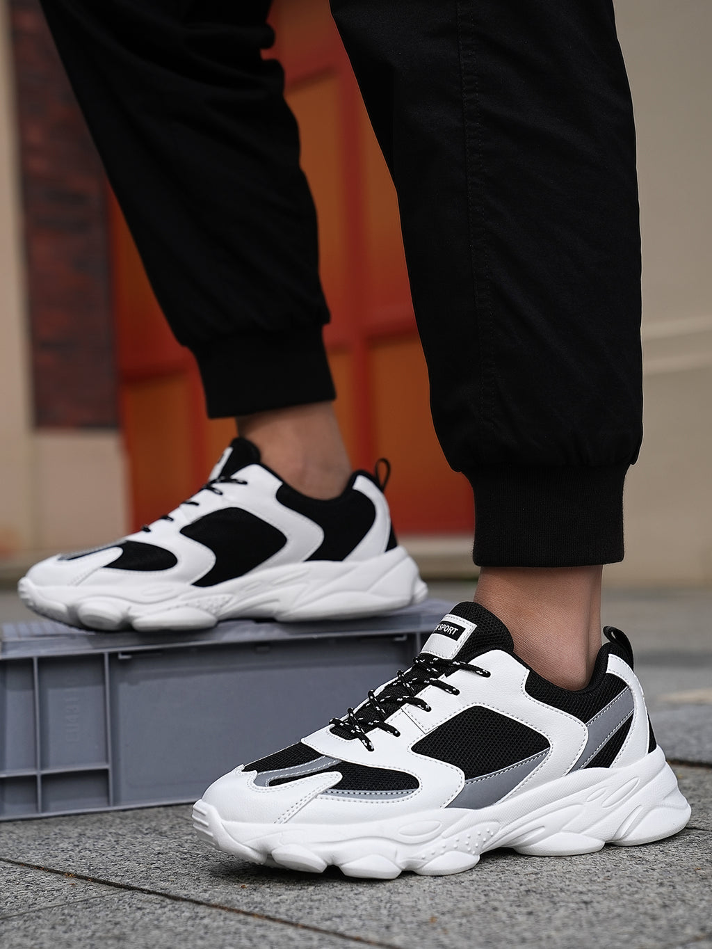 2025 New Style Men's Dad Shoes - Fashionable Thick-Soled, Breathable, Comfortable, Non-Slip & Wear-Resistant PU Outdoor Hiking Shoes for Daily Wear