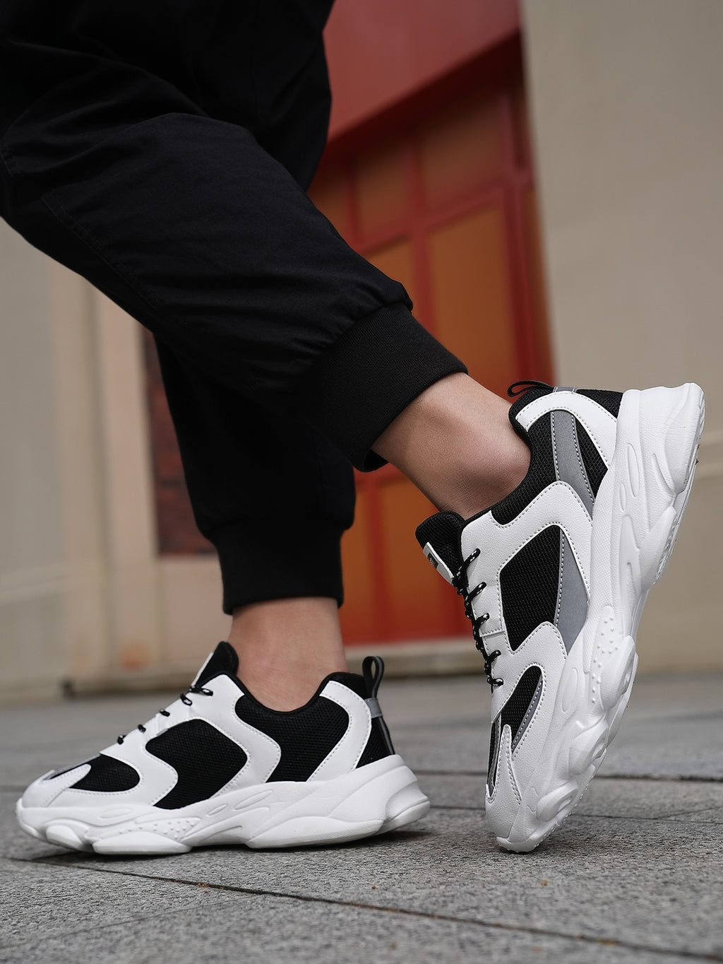 2025 New Style Men's Dad Shoes - Fashionable Thick-Soled, Breathable, Comfortable, Non-Slip & Wear-Resistant PU Outdoor Hiking Shoes for Daily Wear