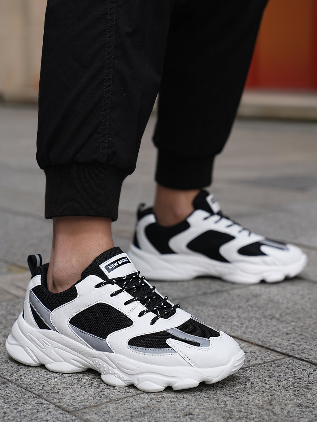 2025 New Style Men's Dad Shoes - Fashionable Thick-Soled, Breathable, Comfortable, Non-Slip & Wear-Resistant PU Outdoor Hiking Shoes for Daily Wear