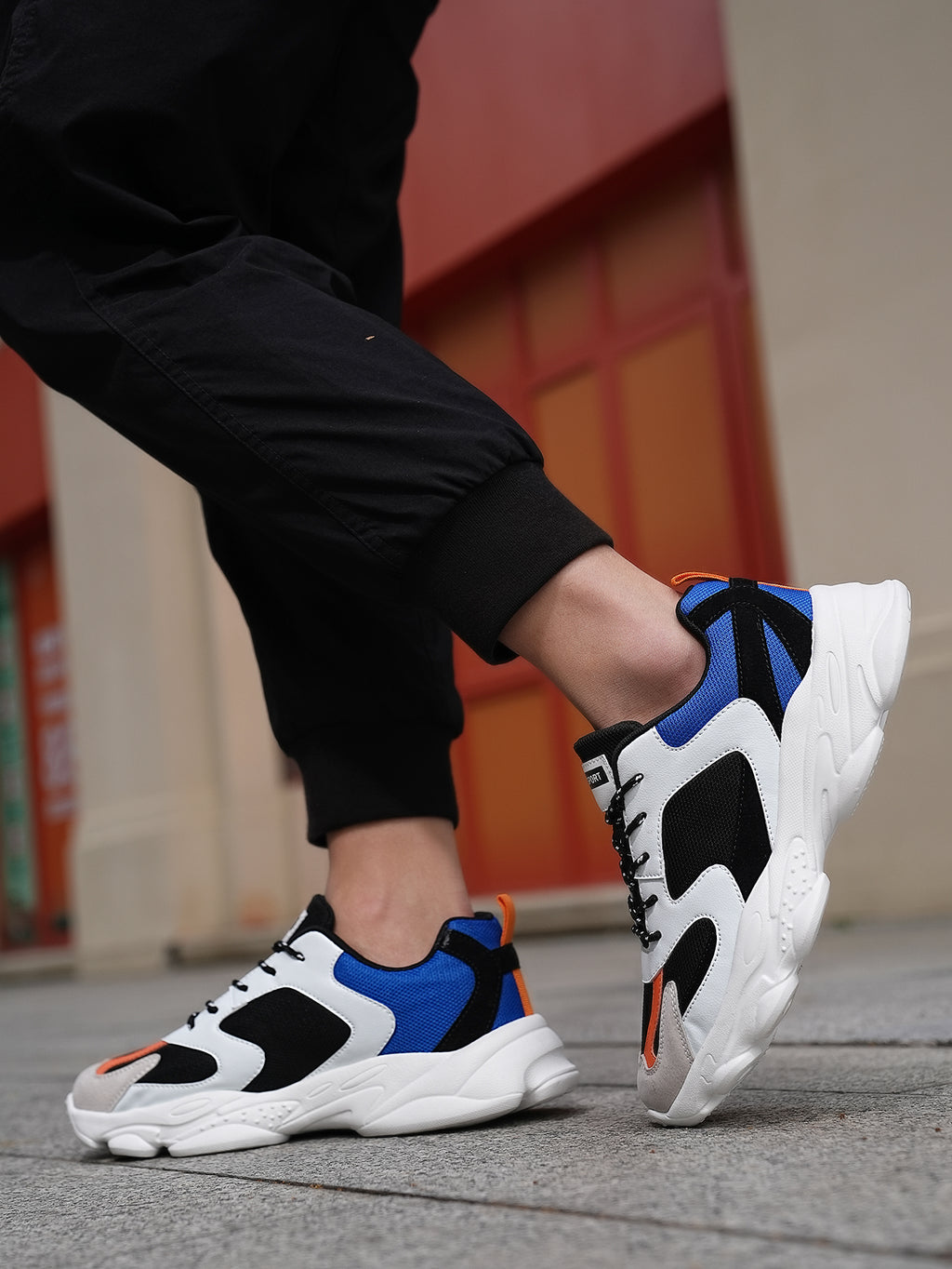 2025 New Style Men's Dad Shoes - Fashionable Thick-Soled, Breathable, Comfortable, Non-Slip & Wear-Resistant PU Outdoor Hiking Shoes for Daily Wear