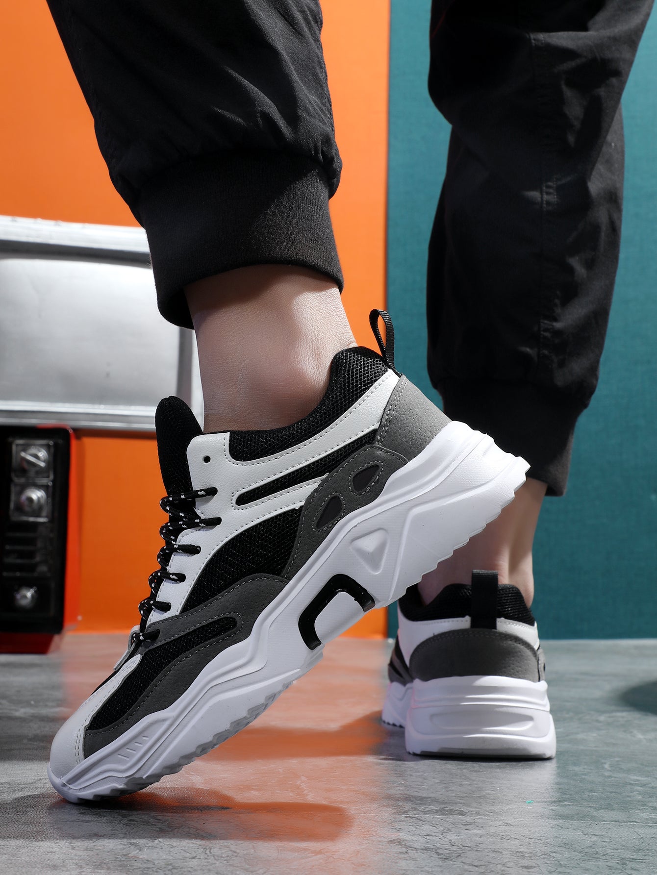 2025 New Style Men's Women's Dad Shoes - Fashionable Thick-Soled, Breathable, Comfortable, Non-Slip & Wear-Resistant PU Outdoor Hiking Shoes for Daily Wear